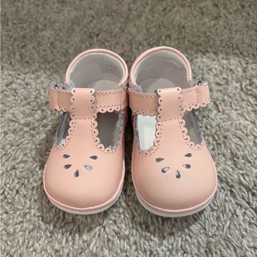 L'Amour Pink Mary Jane infant shoe, size 1